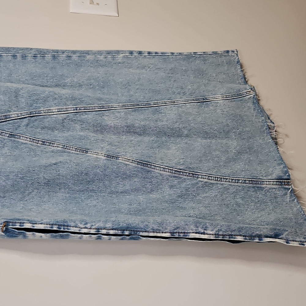 Levi's Light Blue Denim Maxi Skirt - Picture 5 of 12